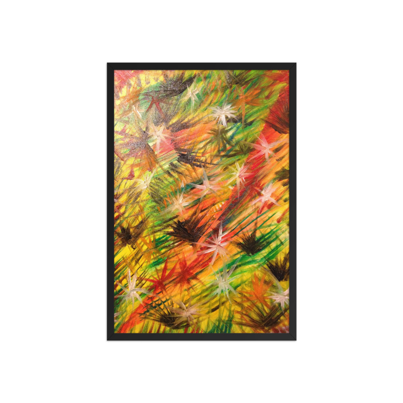 TROPICAL Framed poster