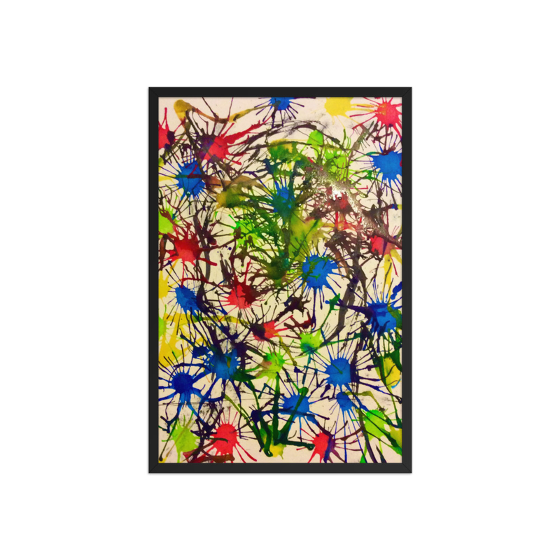 SPLATS Framed poster