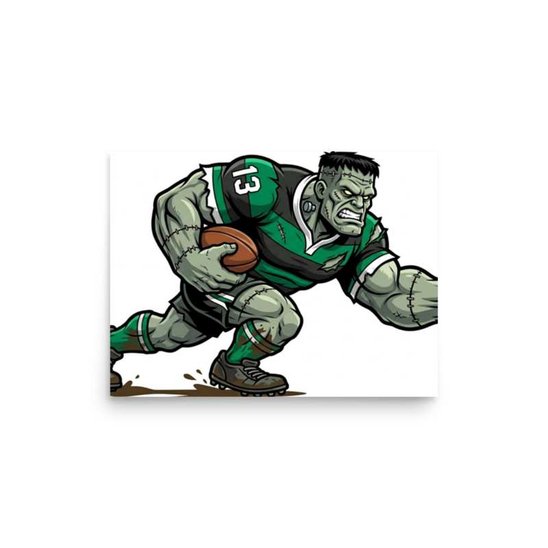 Frankenstein Football #13 Poster