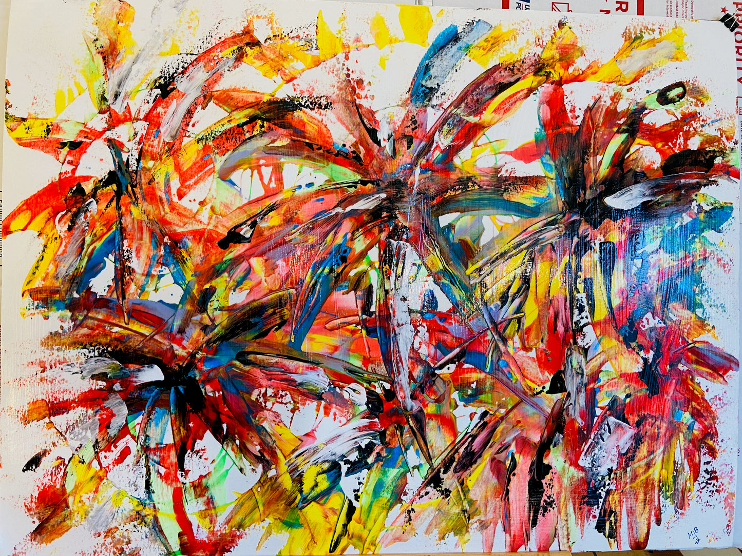 Fireworks — MJB Original — Signed Art Print
