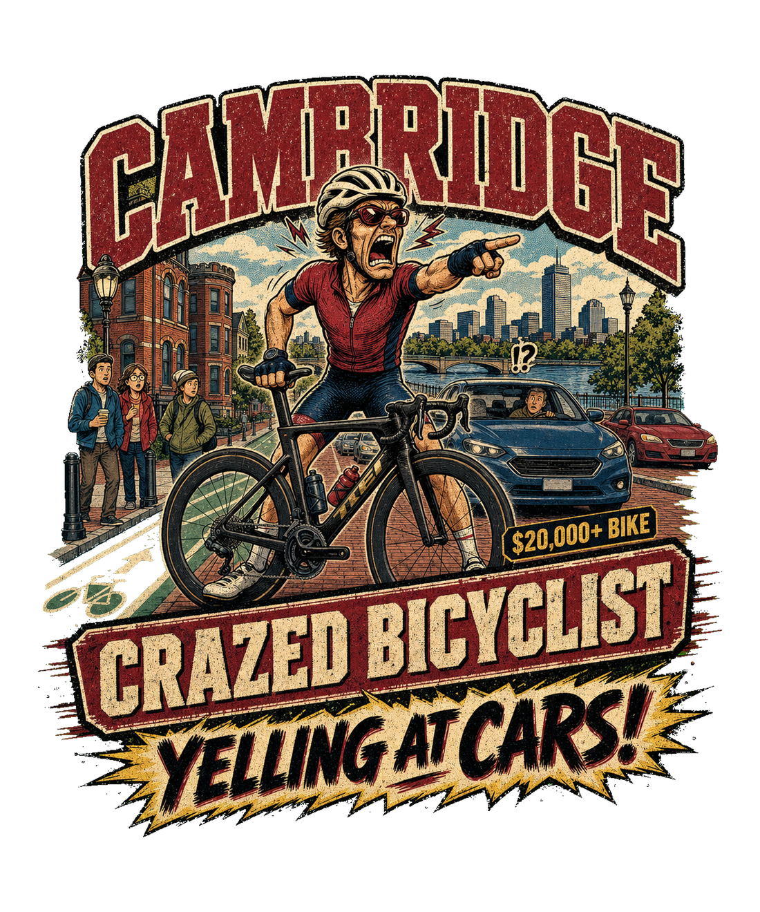 Cambridge Crazed Bicyclist