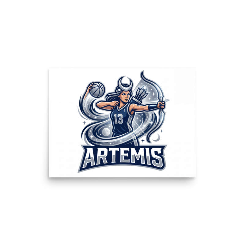 Artemis Moon Goddess Poster