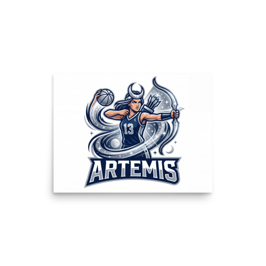 Artemis Moon Goddess Poster