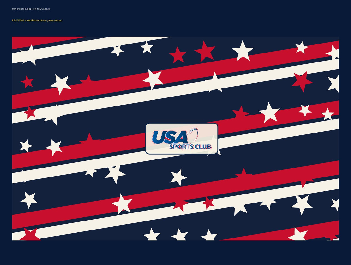 USA Sports Club Team Flag