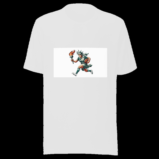 White tee — Lady Liberty Rugby