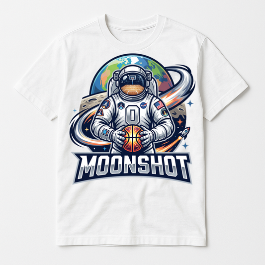 Clean design mockup 2026-08-01: Moonshot Astronaut - Space League