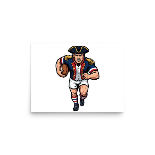 Patriot Rugby - Colonial Player Poster