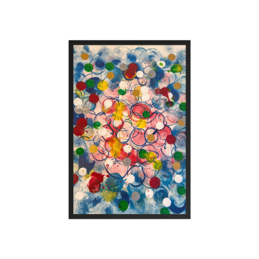 BUBBLES Framed poster