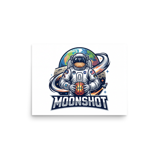 Moonshot Astronaut Poster