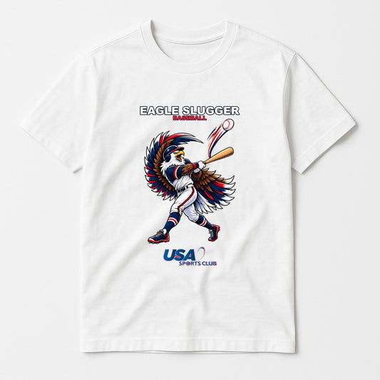 USA Sports Club Eagle Slugger — Baseball Tee