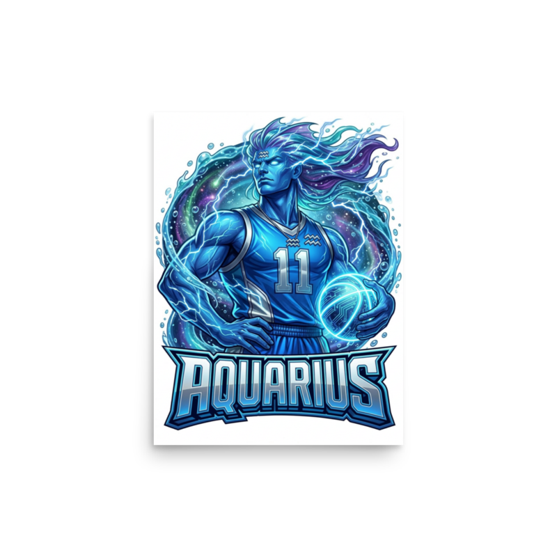 Aquarius - Zodiac Poster
