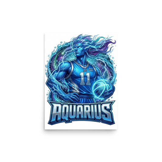 Aquarius - Zodiac Poster