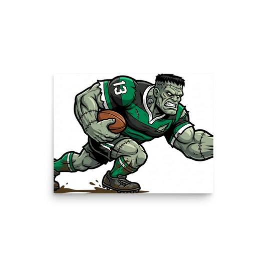 Frankenstein Football #13 Poster