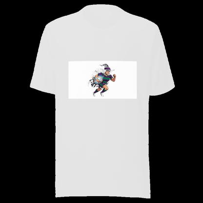 White tee (auto-whitened): Rugby Witch - Magic Ball