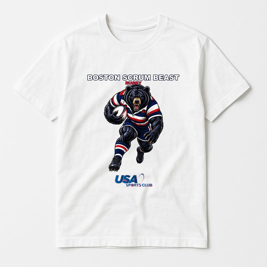 USA Sports Club Boston Scrum Beast — Rugby Tee