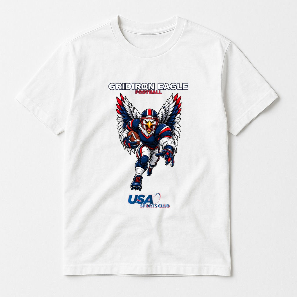 USA Sports Club Gridiron Eagle — Football Tee