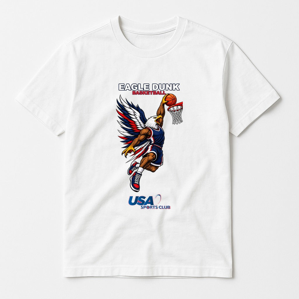 USA Sports Club Eagle Dunk — Basketball Tee