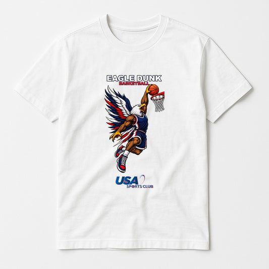 USA Sports Club Eagle Dunk — Basketball Tee