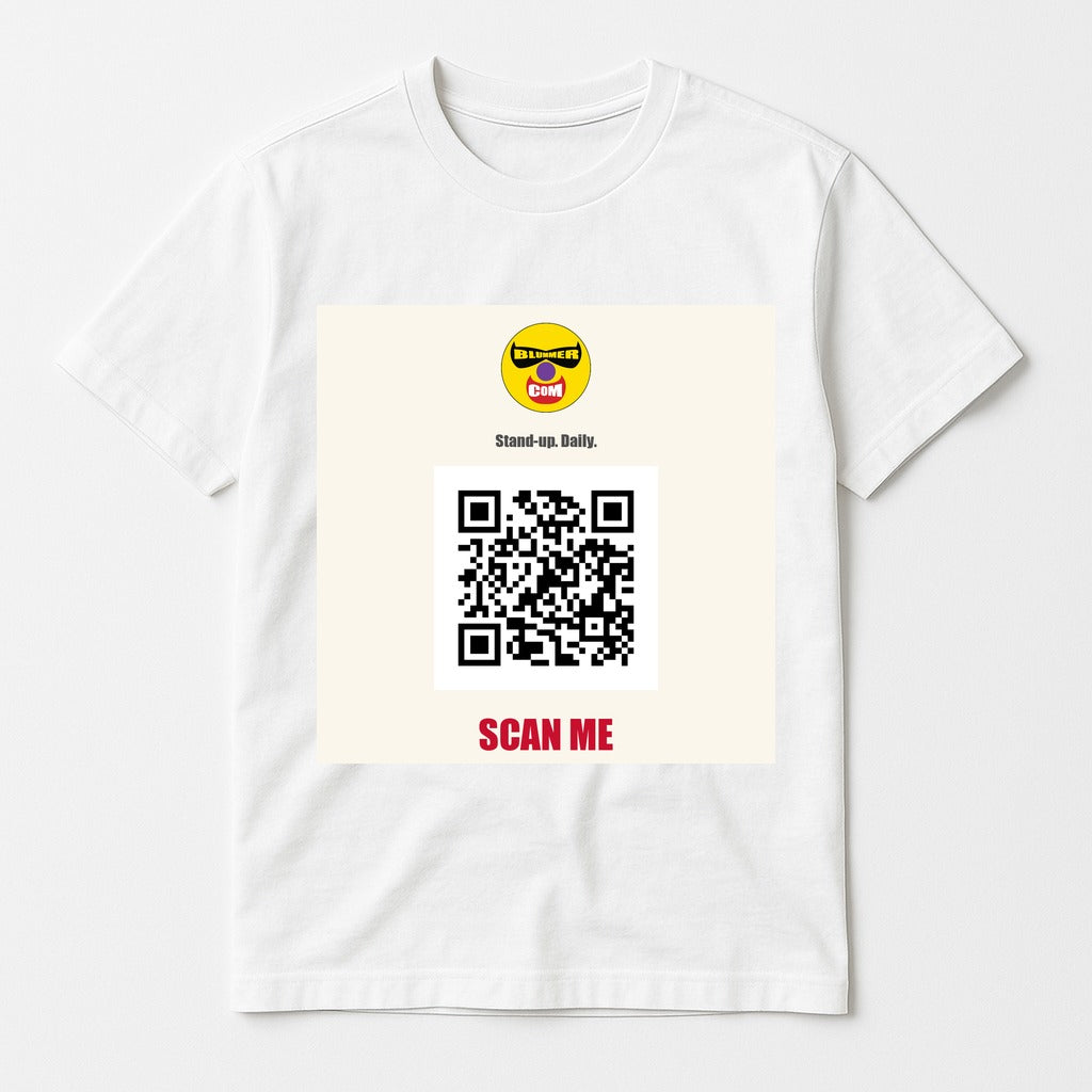 QR · Blummer.com Tee