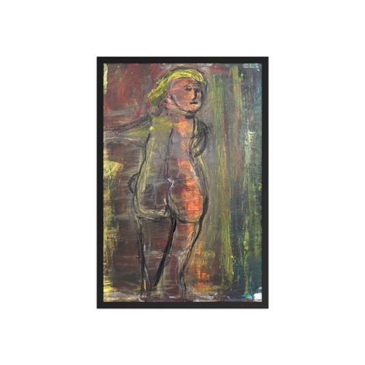 Naked Trump Framed poster