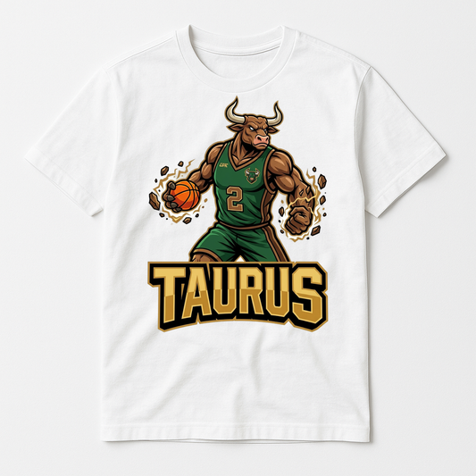 Clean design mockup 2026-08-01: Taurus Basketball - Zodiac League