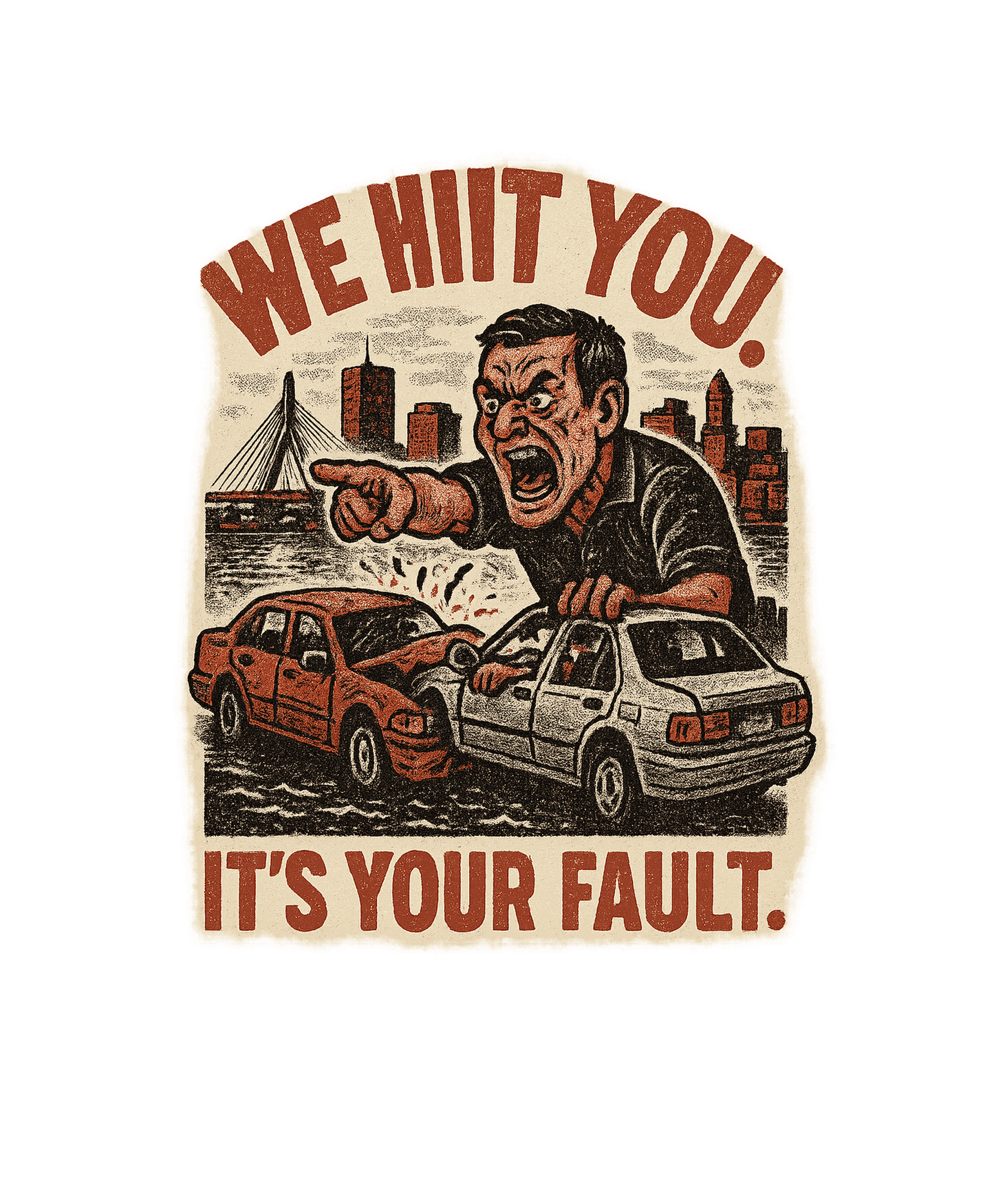 We Hit You. It's Your Fault.