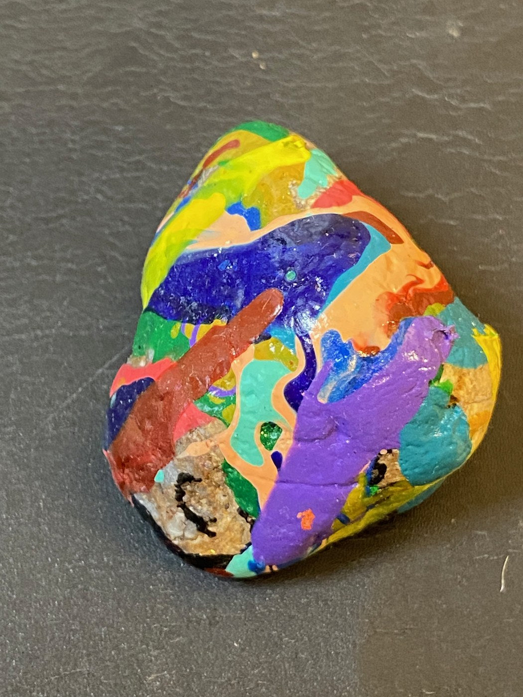 MJB painted rock slate photo 3