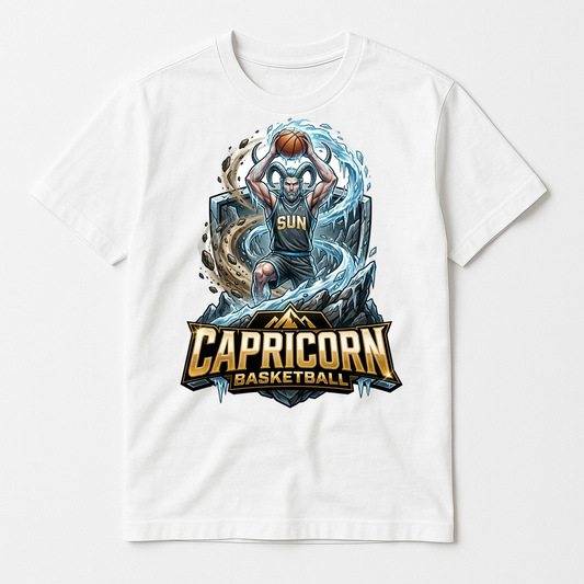 Clean design mockup 2026-08-01: Capricorn Basketball - Zodiac League