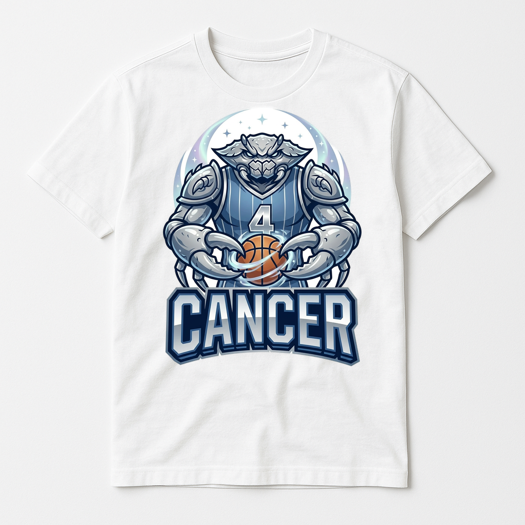 Clean design mockup 2026-08-01: Cancer Basketball - Zodiac League